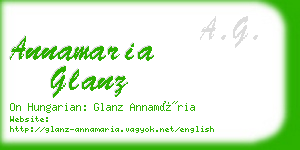 annamaria glanz business card